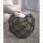Pouf, Handcrafted Wool &amp; Cotton Walnut Brown 16x16x16 Inch Indoor | Wool | Cotton-2108465786