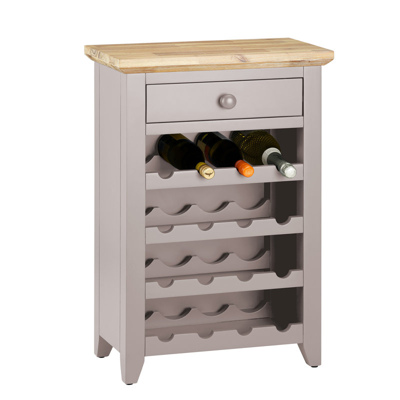 16 Bottle Floor Wine Bottle Rack in, Truffle