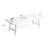 Burlywood Rectangular Solid Wood Dining Table-108647843