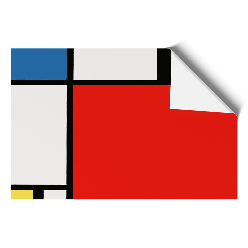 Composition by Piet Mondrian - Frameless Print, 42cm H x 59cm W x 0.1cm D