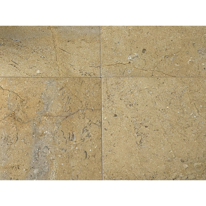 Carreau de marbre 18 po x 18 po Pearl Gold