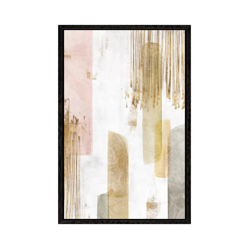 Band of Gold II 1 Piece Wall Art on Canvas, 66.04 cm H x 45.72 cm W, Black Framed