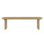 Banc en bois avec pieds robustes