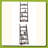 5-Tier Shelves,Bookshelf, Storage Rack, Bookcase With Rubber Wood Frame-181972843