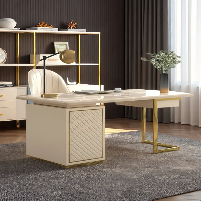 Bureau léger de luxe pour la maison et le bureau, H 29,92 po x l 55,12 po x P 27,56 po