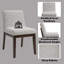 Ensemble de 2 chaises d'appoint Edwyn