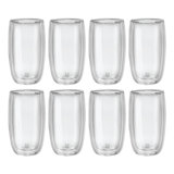 Sorrento 8 Piece Latte Glass Set - Value Pack