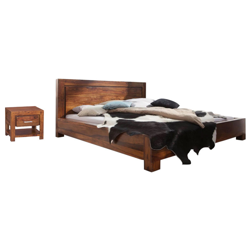 Metro Solid Wood Piece Bedroom Set