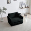 Fauteuil d'appoint moderne avec repose-pieds, fauteuil club-1254422390