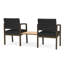 Structure tandem 2 places avec table centrale en acier Lenox-858559256-858559260-923505923
