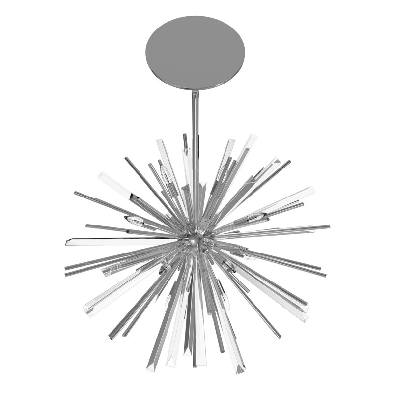Palisades 8 - Light Chandelier, Polished Chrome