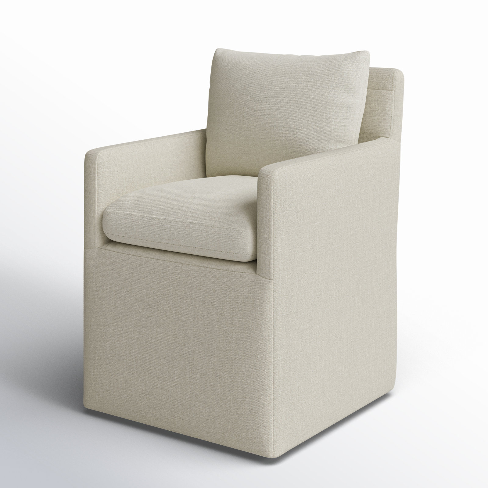 Alayaa Dining Armchair, Effie Linen Performance Linen
