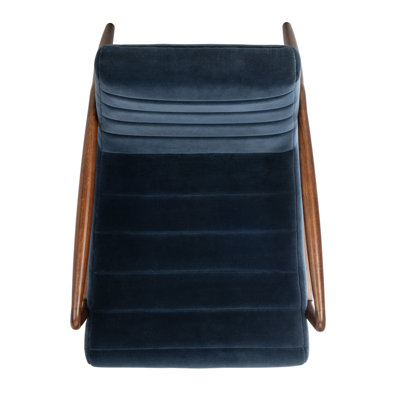 Barrow Oak Velvet Armchair