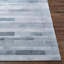 Elvira Cowhide Abstract Area Rug in Gray-2122264102