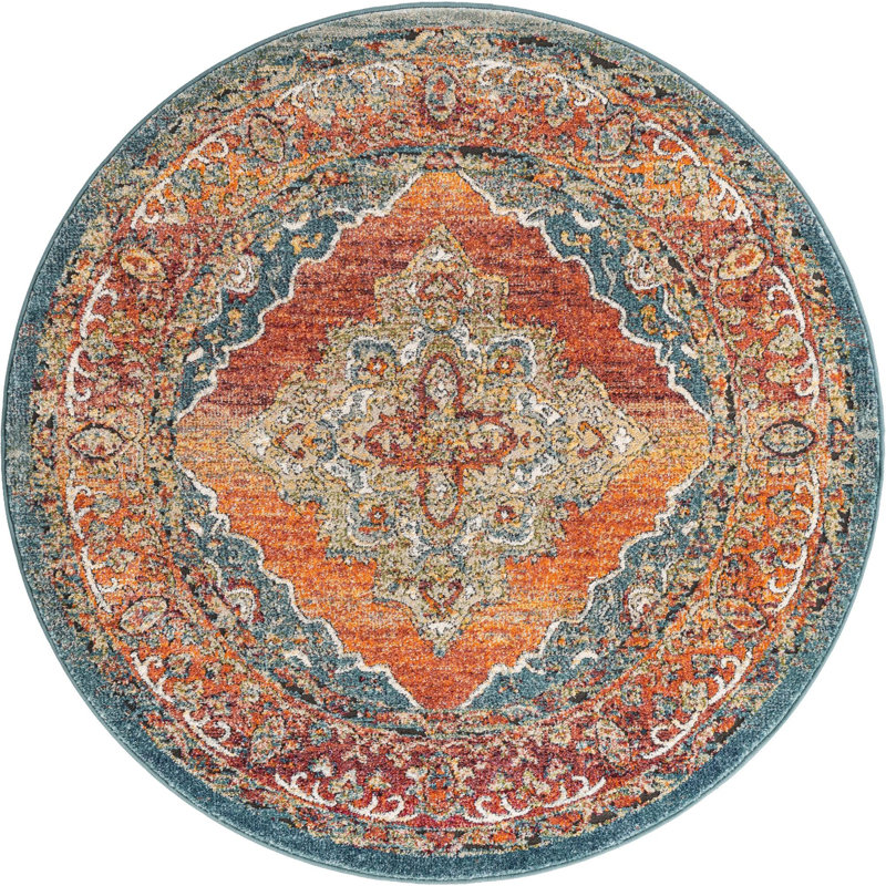 Alresford Oriental Indoor Rug, Round 5'1"