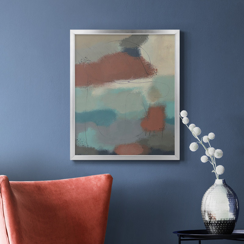 Toile encadrée flottante de qualité supérieure - prête à être accrochée, H 24 po x l 20 po, Argent