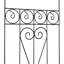 120cm H x 40cm W Metal Arched