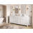 Paris 84 In. W X 22 In. D Double Sink Bathroom Vanity In White With Cove Edge-102304981