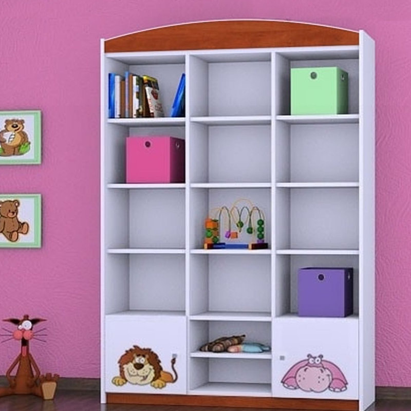 Danielle 183cm H X 132cm W Kids Cube, Brown