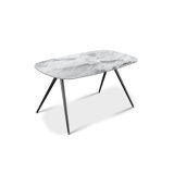 Vista Ambrielle with Cloud Stone Marble Top – 155 x 85 cm