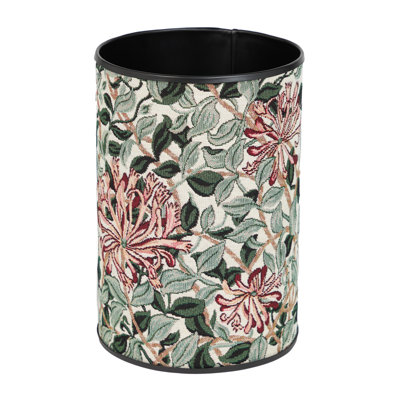 Honeysuckle Green Tapestry Waste Bin 