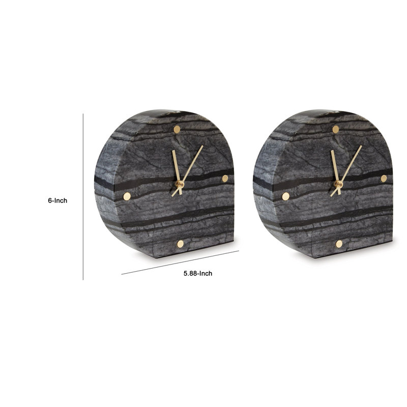 Ensemble de 2 horloges de table Jexy