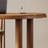 Burlywood Oval Solid Wood desks-108511036