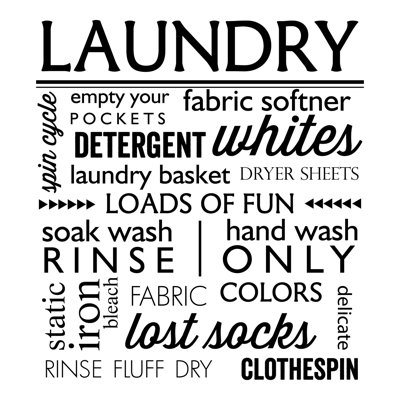Adhésif décoratif "Laundry Subway"