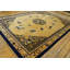 Vintage Peking Room Size Wool Blue Navy, Ivory Beige Cream White Rug