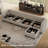 Upholstered Modular Sofa Sectional With Ottoman-1391795209