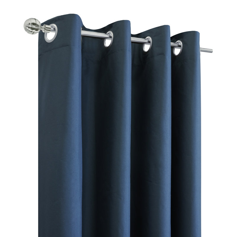 Turnervale Curtain Single Panel, 52" W x 95" L, Navy