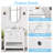37" W Quartz Stone Vanity Top With Rectangular Undermount Sink And 4" Backsplash