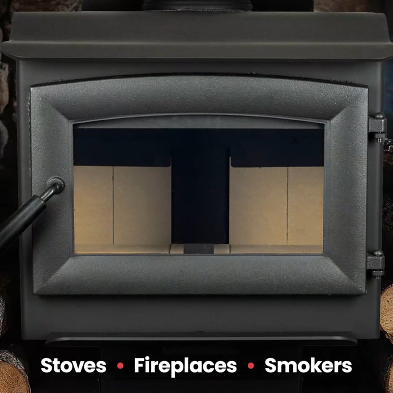 US Stove Company 4.5 x 9 x 1.25" Wood Burning Stove Pumice Firebrick, (6 Bricks) (3 Pack), Set of 3