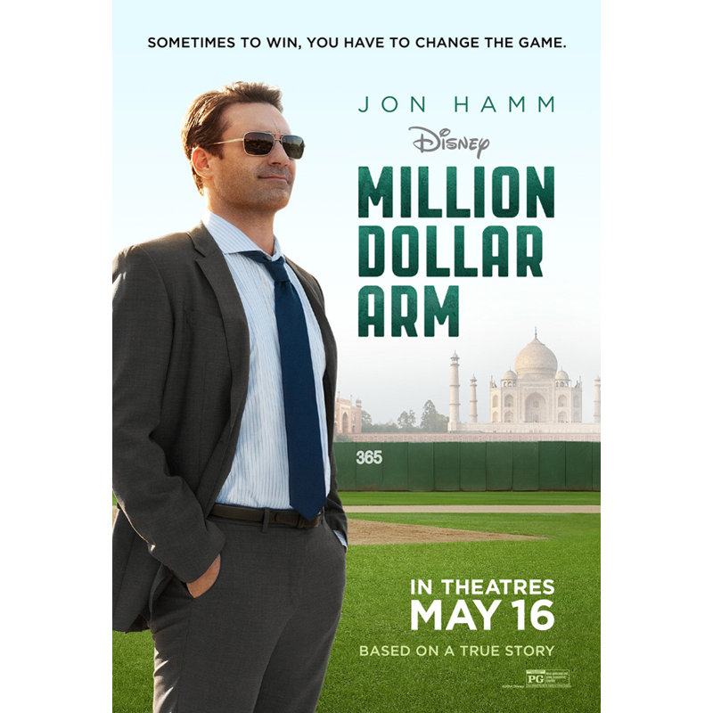 Million Dollar Arm, H 18 po x l 12 po