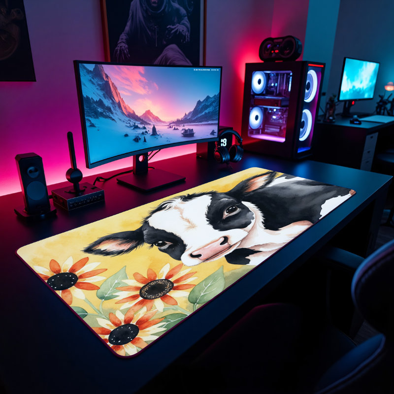 Polyester Desk Pad, 31.5x15.5