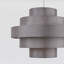 22cm H Silk Novelty Pendant Shade in Grey