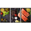 Saumon cru, épices, citrons et poivrons, nourriture, photographie culinaire, réalisme, décor, alimentation naturelle vibrante-102298266-102298268