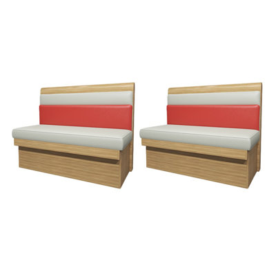 Banc de restaurant en similicuir
