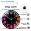 Horloge murale Rainbow