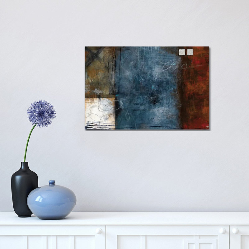 Flo 1 Piece Wrapped Canvas Wall Art, 30.48cm H x 45.72cm W x 1.905cm D