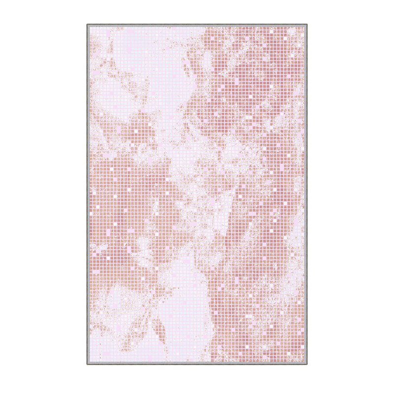 Premium Hall Carpet, 2.6 x 6.6 Feet, 100% Polyester, 0.3 in Pile Height | Antibacterial, Non-Slip Underside, Machine Washable | 3D Digital Print Design, Durable & Stylish for Entryways, Living Rooms & More