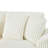 Beige Corduroy Sectional With Ergonomic Curved Spacious U-Shaped Living Room In