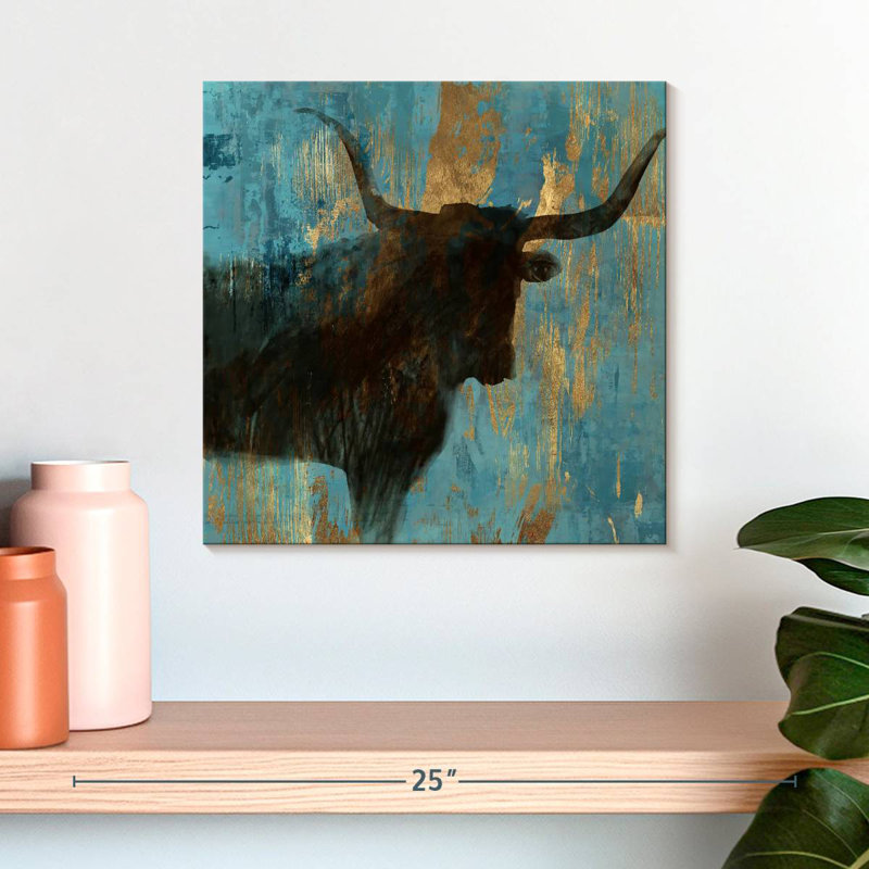 Brampt Bison I, 16" H x 16" W
