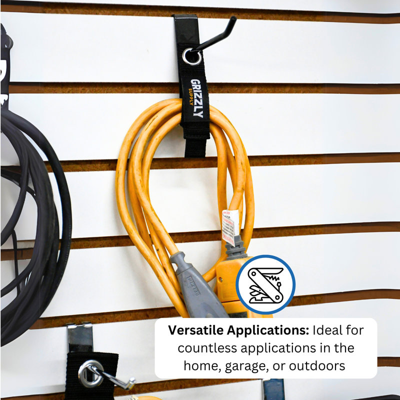 7" Hook and Loop Storage Strap 4/pk
