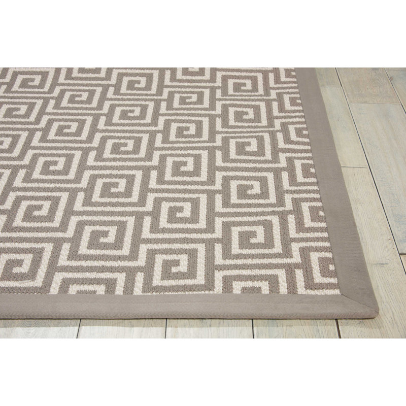 Kennett Geometric Indoor / Outdoor Rug, Rectangle 9' x 12'