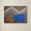« blue polaire bear », reproduction d’art sur toile tendue-14807658