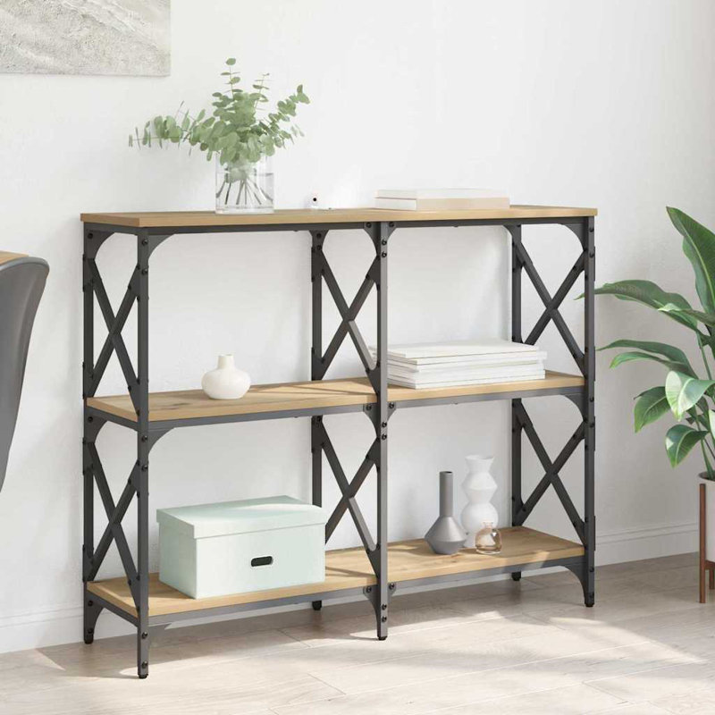 100cm Console Table, Artisan Oak