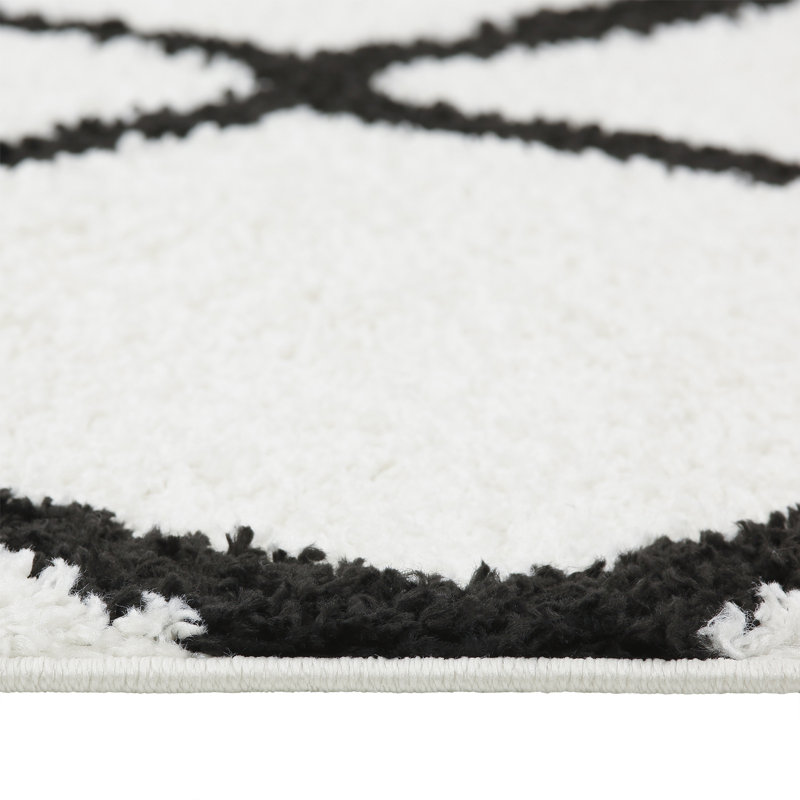 Cabana Moroccan Shag Area Rug, Rectangle 120 x 160cm