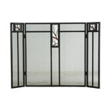 Branch 3 Panel Fireplace Screen