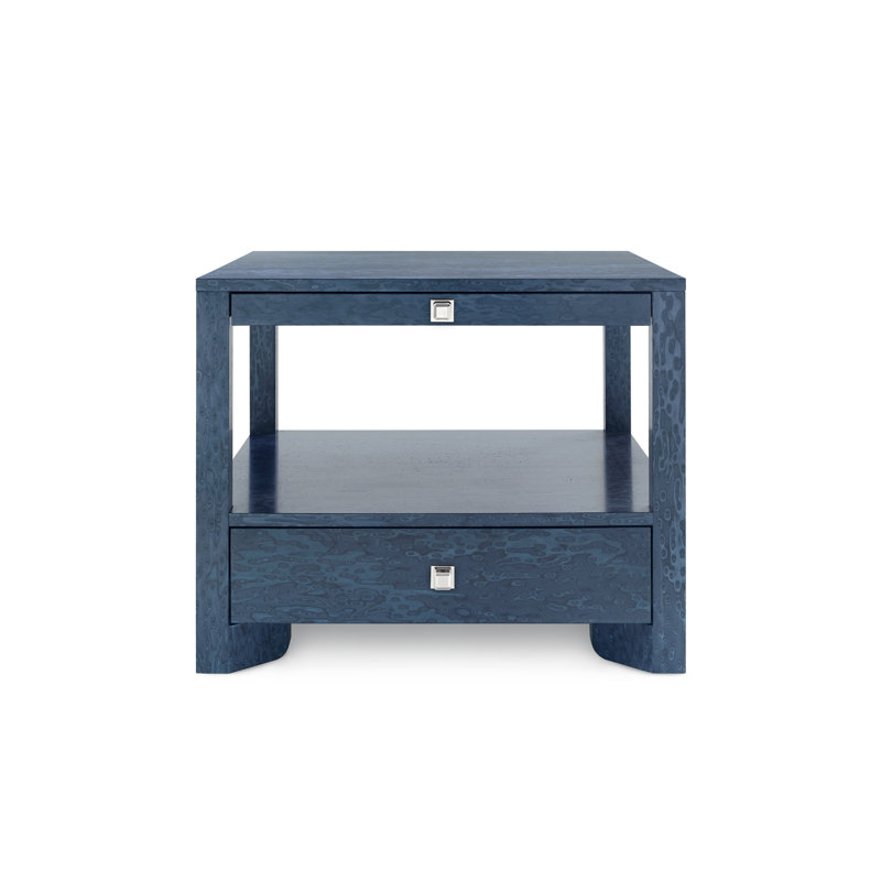 Lugano End Table, Deep Navy